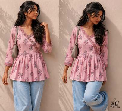 V Neck Kurti
