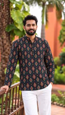 cotton print kurta bulk order