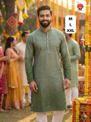 Mehandi Special heavy rayon kurta pyjama