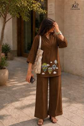 kurti palazzo set is perfect for office wear, brunch dates, daily outings & stylish casual looks