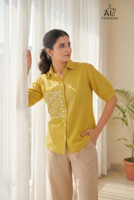 ladies cotton shirt manufacturer