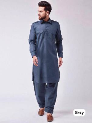 PATHANI VOL 1 - MENS COTTON PATHANI KURTA SET