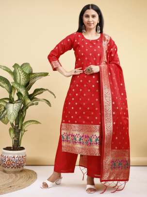 premium banarasi kurti set