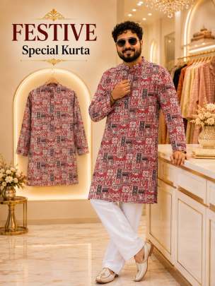 printed kurta pajama for men, mens ethnic wear 2026