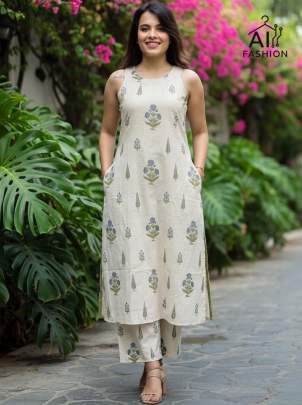 vacation wear Casual kurti set