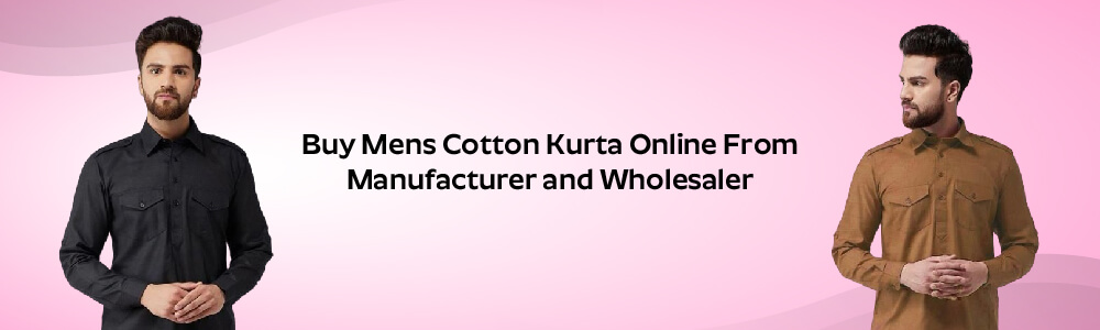 mens cotton kurta